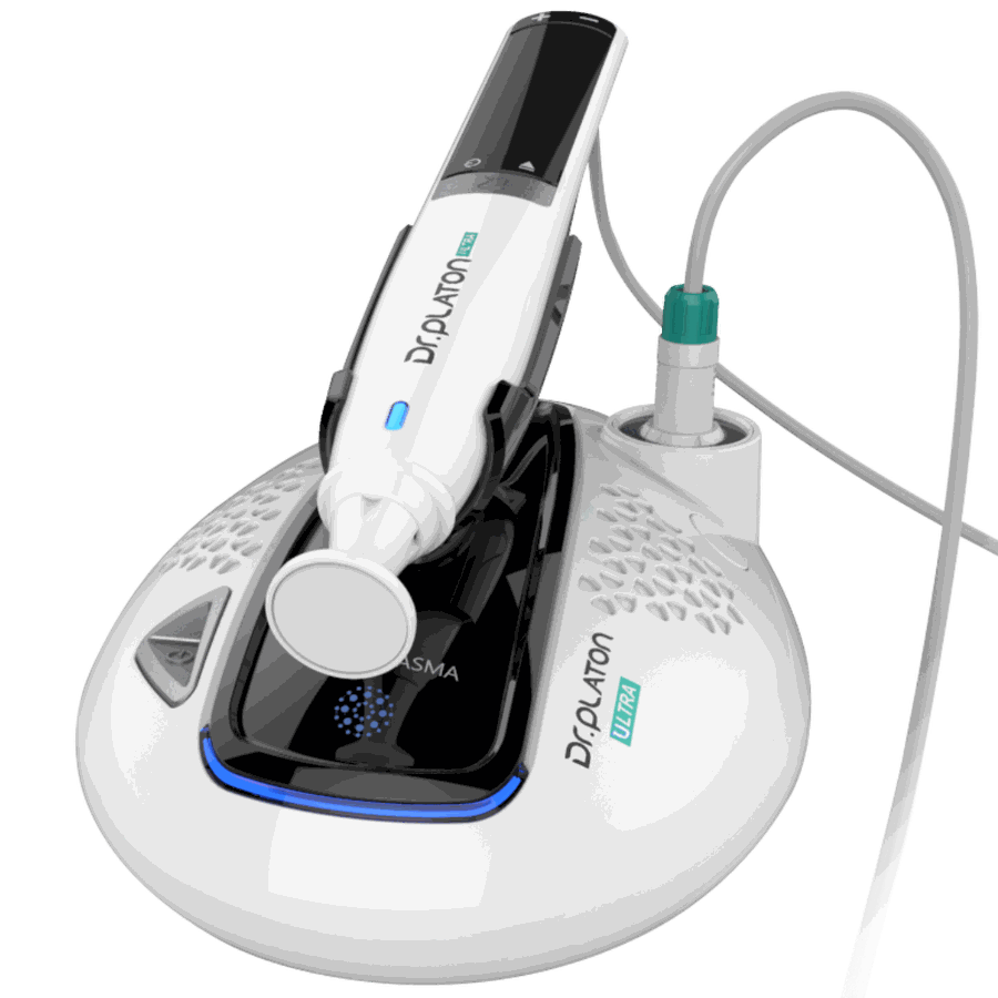 La machine Dr Platon — appareil de plasma froid avec sa pièce à main